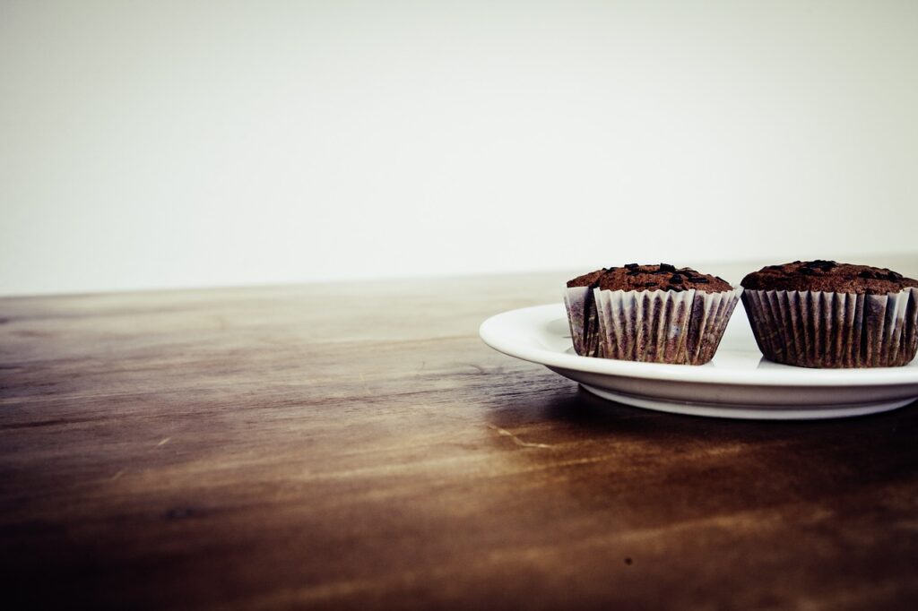 Schokoladekuchen mit flüssigem Kern